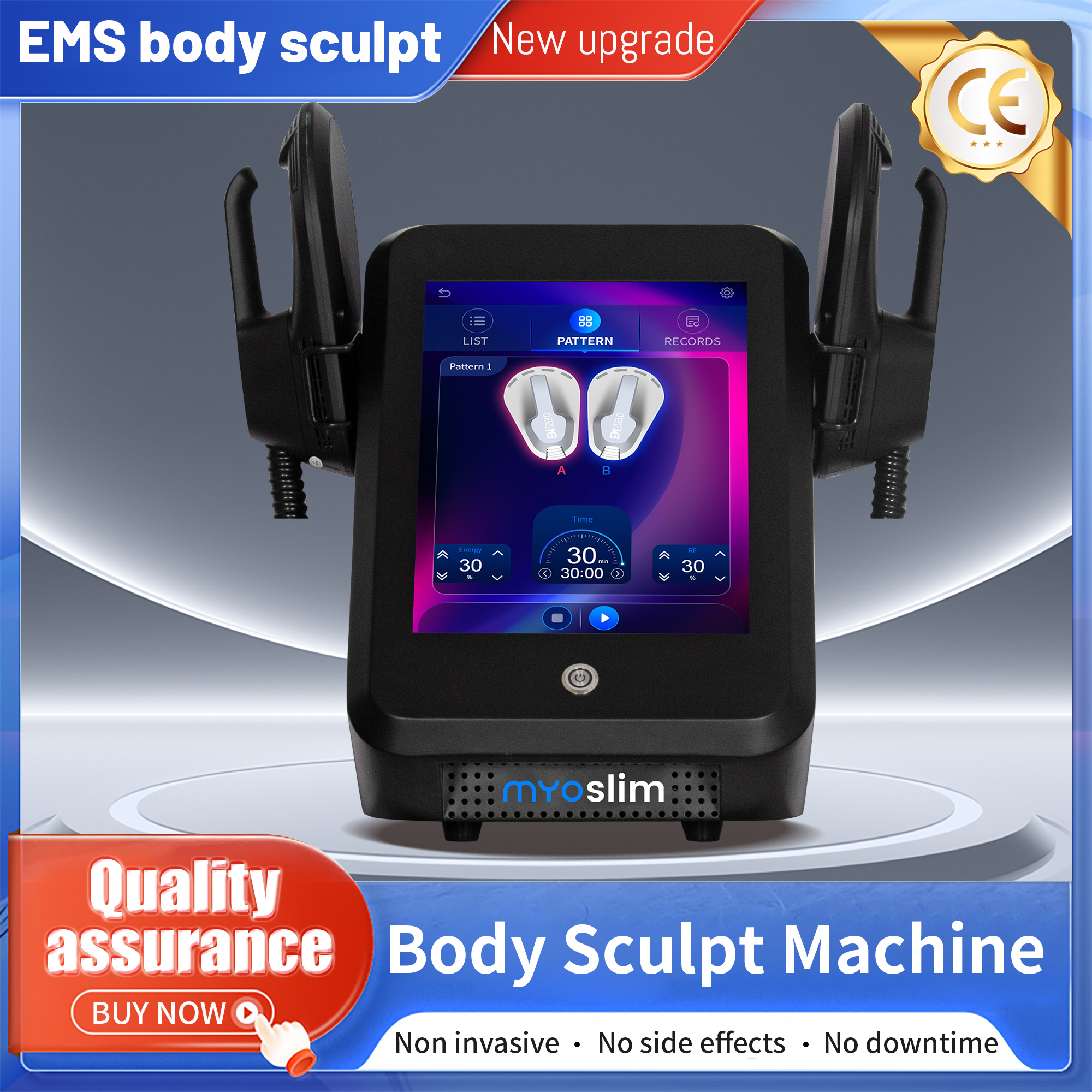 New MYOslim Neo 6500W Powerful Body Massage RF Fat Burning Muscle Slimming And Fat loss For Salon Machine CE/ROHS