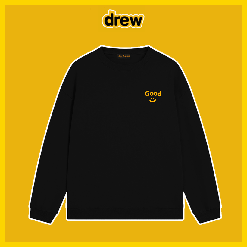 DREW HOUSE Designer New Hoodies Men and Women good Smiling face print Sweatshirts