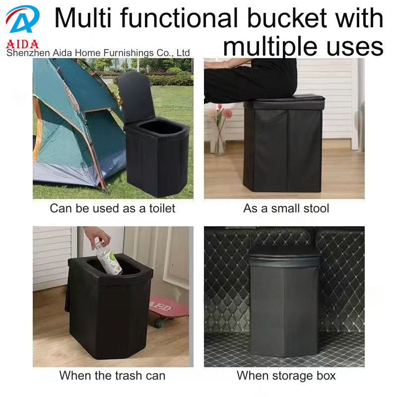 Compact Emergency Portable Toileting System - Ideal for Car Traveling & Campsites with Anti-Smell Feature for Adults & Children - HWMT1