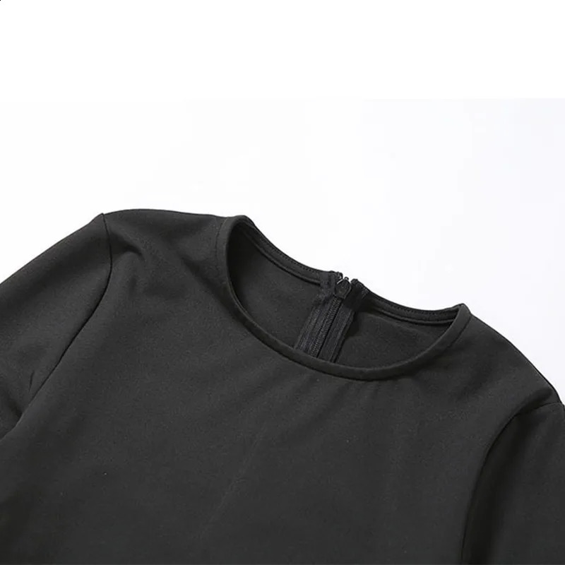 Autumn Winter Jumpsuits Sexy Women Skinny O-Neck Zippers Long Sleeves Fashion Thermal Jumpsuits Fitness Yoga Sports Rompers 250822