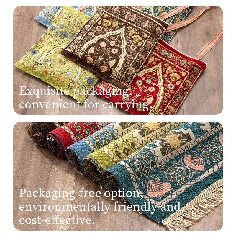 Worship Carpet Kneeling Mat Worship Carpet Hui Worship Felt Prayer Mat Arabic Machine Washable Ramadan 250818