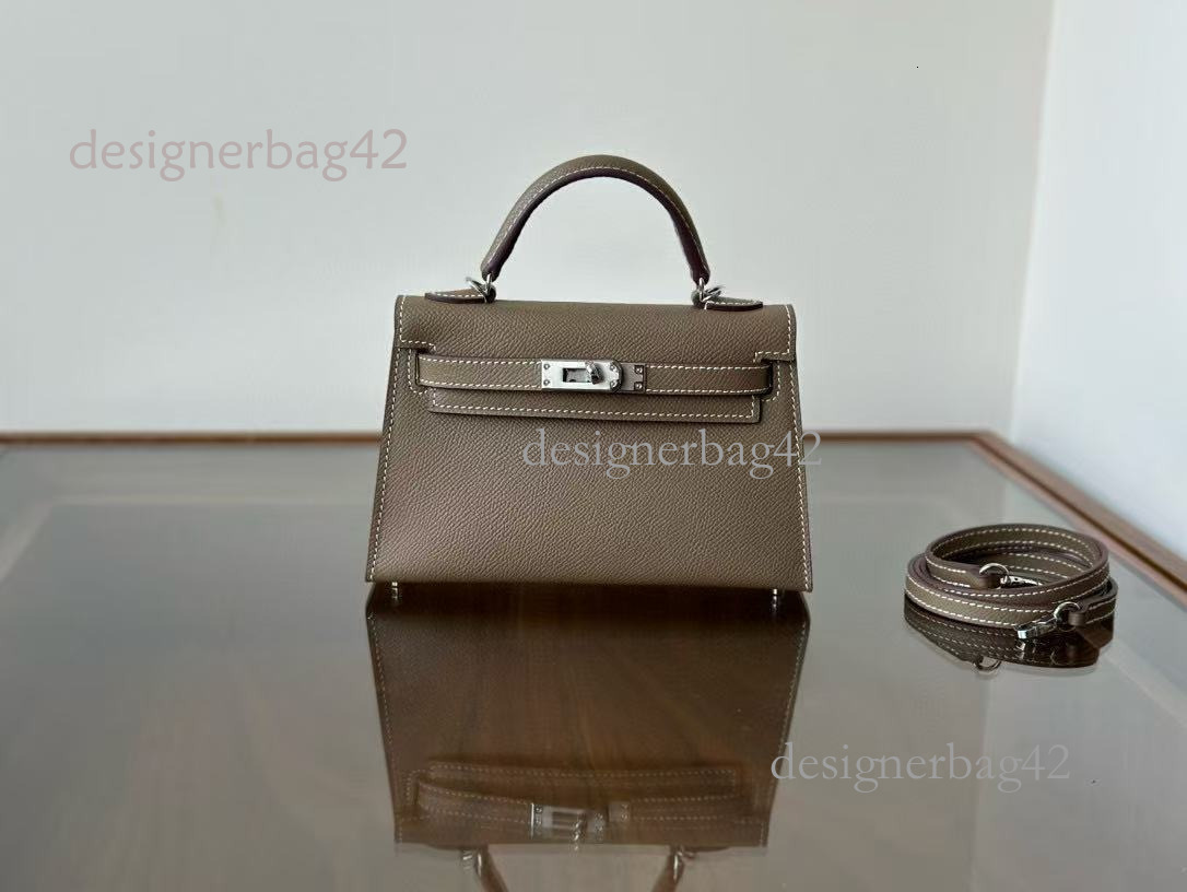 Kelly Second Generation Palm Print Single Shoulder Crossbody Handheld Mini Fashion Women S Bag Trendy