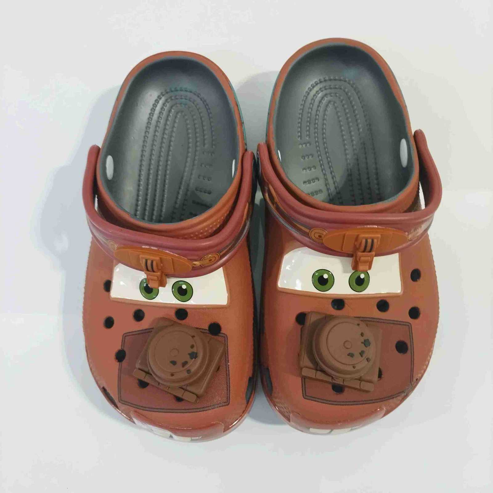 Disney Cartoon Mater Childrens Slippers Cute Anime Figurine Outdoor Sandals Cars Theme Cave Shoes EVACartoon Mater Gift for Kids W250822
