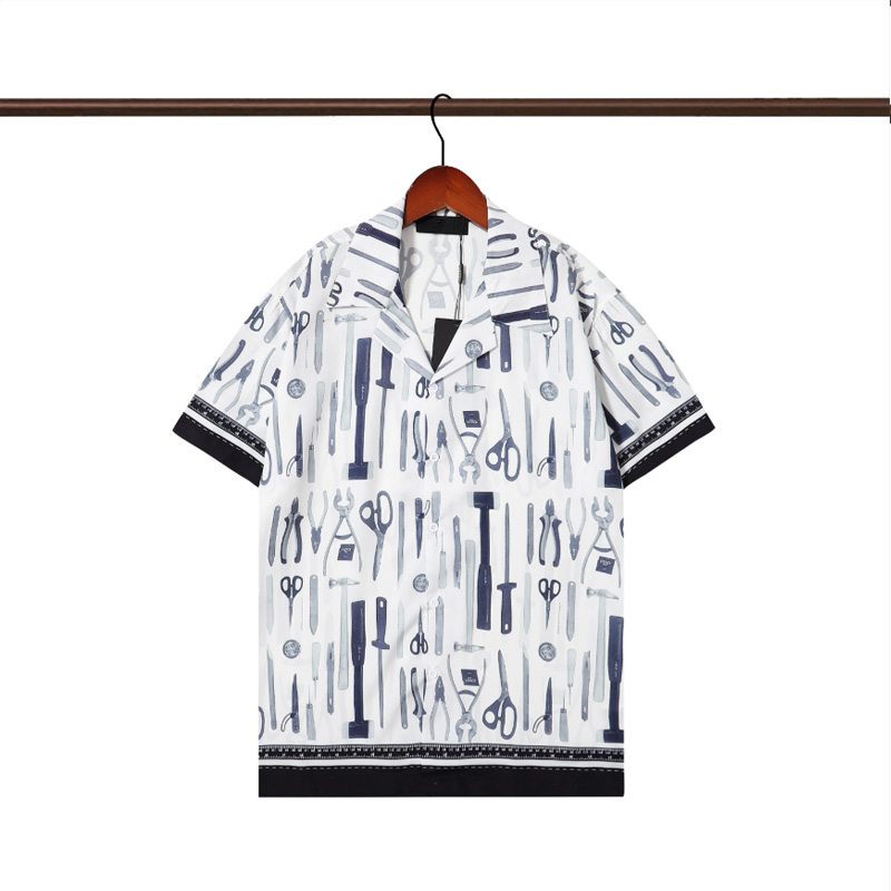 Male Shirt short-Sleeves Tops Double collar business shirt Mens Dress Shirts Slim Men 9988