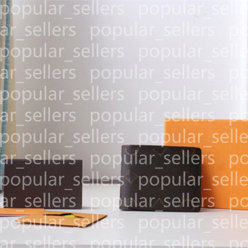 10A Designers Wallets Plaid Style Mens billfold Women Purse High-end Luxury Water ripple flowers Wallet handbag Holders