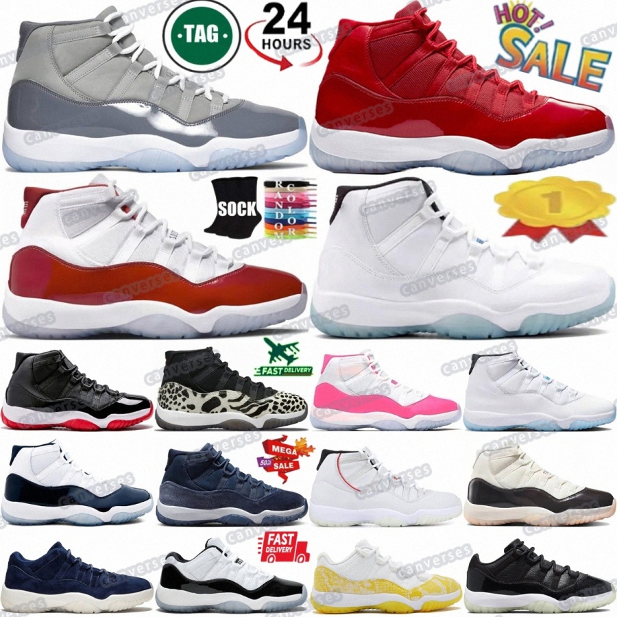 j11 basketball 11 shoes designer trainers Space Jam Diffused Blue Concord Bred 72-10 Cement Grey Cool Gamma Midnight Navy Playoffs Year of the Snake 28zG#