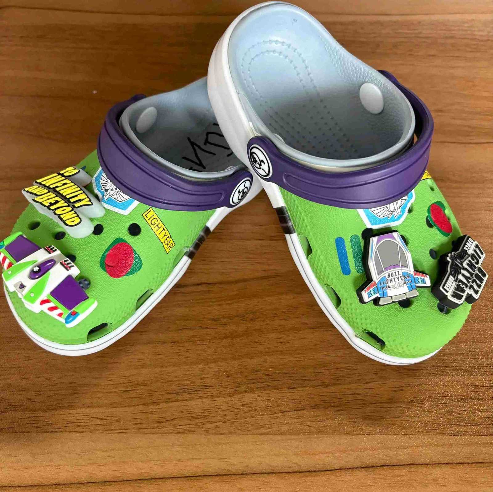 Disney New Toy Story Buzz Lightyear Children Sandals Eva Anime Home Beach Shoes Kawaii Hole Sandals Slippers Summer Slippers Kids Gifts W250822