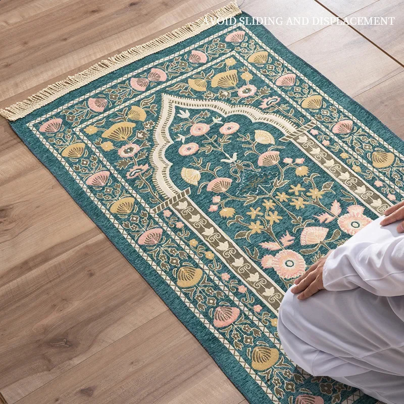Worship Carpet Kneeling Mat Worship Carpet Hui Worship Felt Prayer Mat Arabic Machine Washable Ramadan 250818