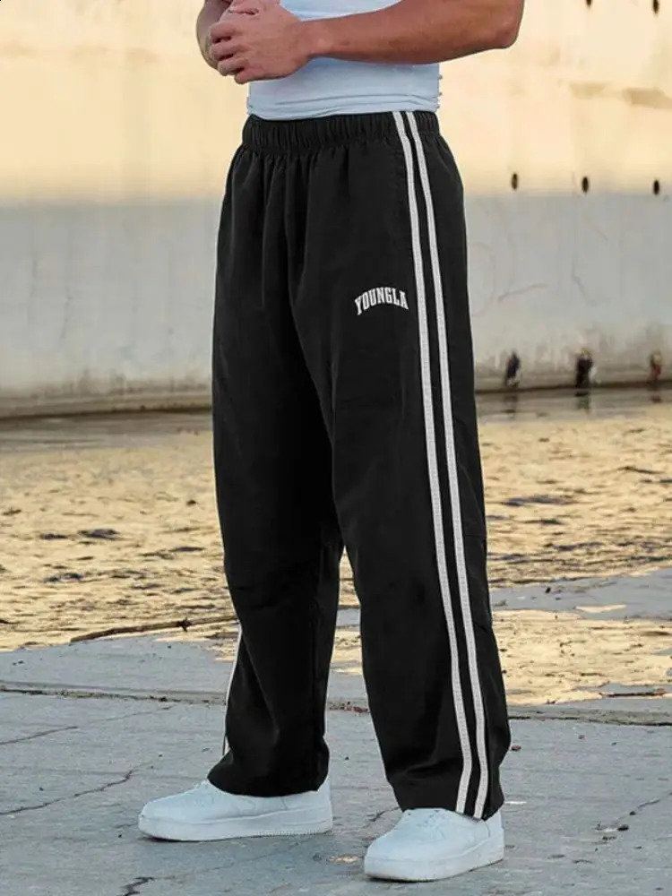 American Style Mens Sweatpants Fashion Clothing Spring Autumn Sports Casual Pants Gym Running Training Jogging 250821