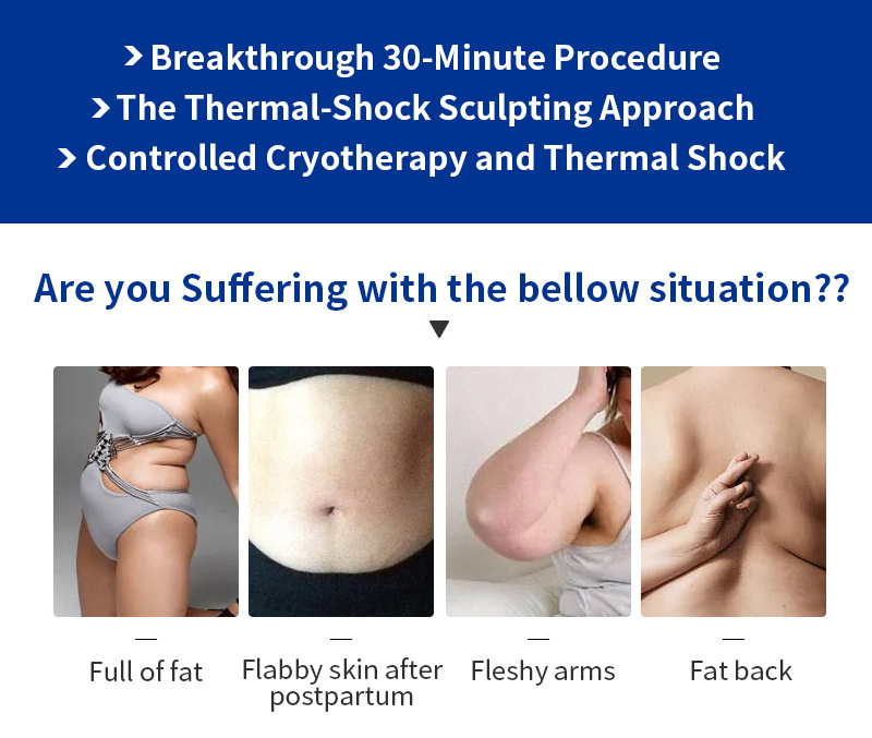 Professional Cool T Shock Cryoskin 4.0 Machine Portable Equipment Hot and Cold Skin Tightening Loss Weight Body Slimming Machine