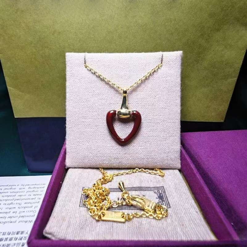 necklace High Edition Classic Pendant Lover Necklace Women Girls Double Loop Charms Steel Wedding Jewelry Collares Collier