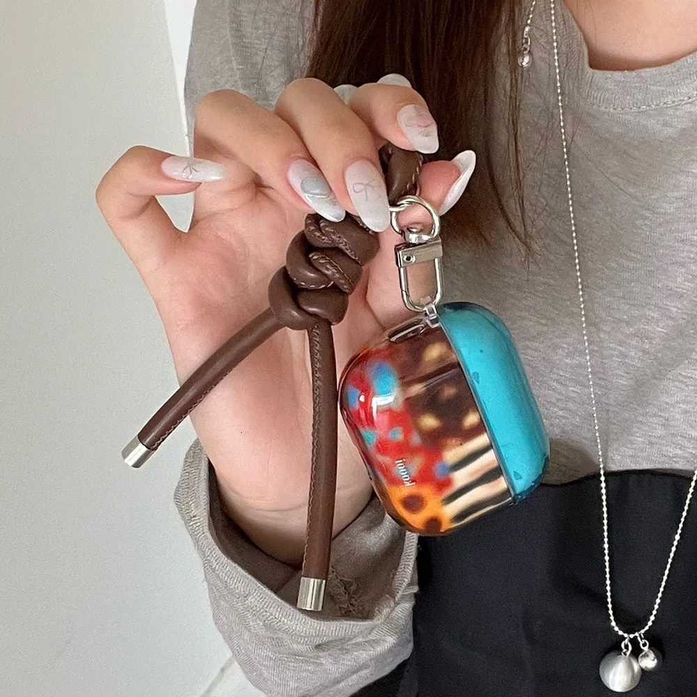 Gloss Color Irregular Leopard Pattern Soft TPU Headphone Cover Coque for wireless headset 4 New Earphone Case for wireless headset 1 2 3 Pro 2 X250822