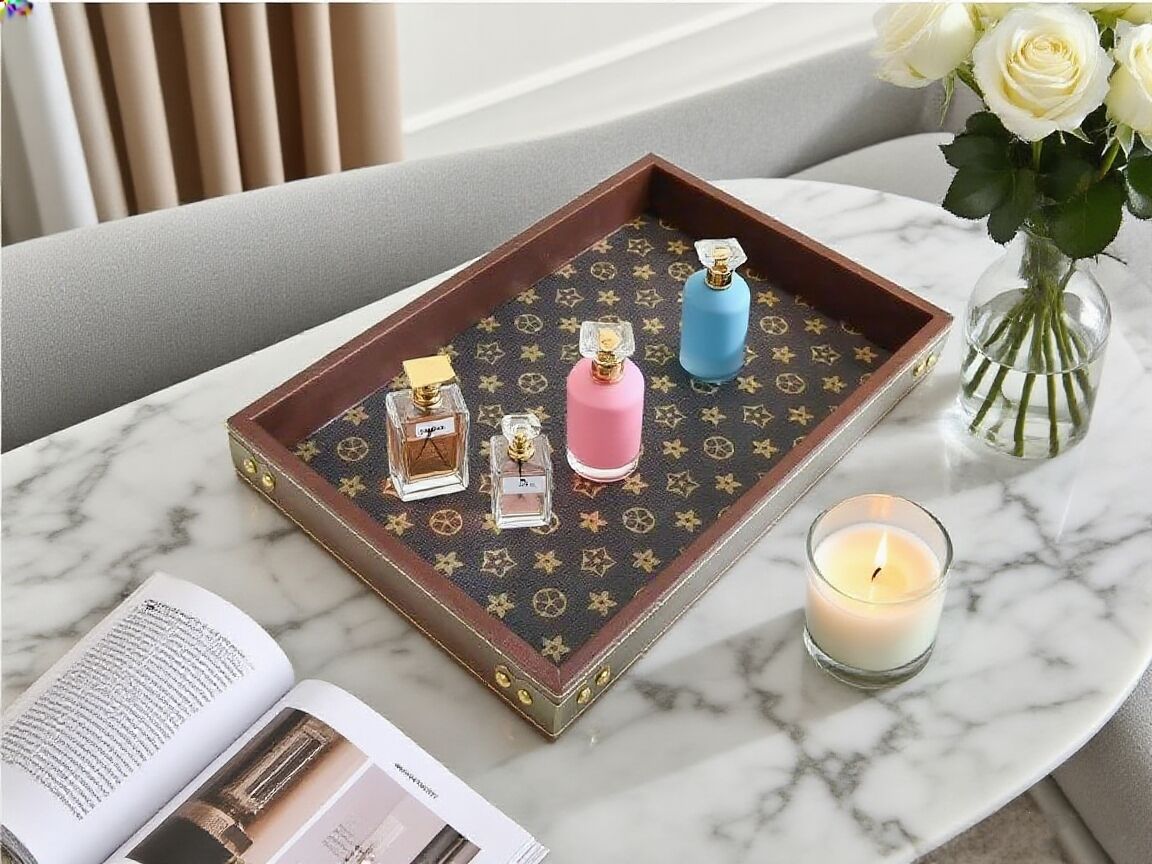 Luxury High-End Tea Tray Designer Walnut Wood Jewelry Rectangular Light Wooden Storage Wine Cup Tea Water Cultural Play Tea Tray Serving Tray 250721