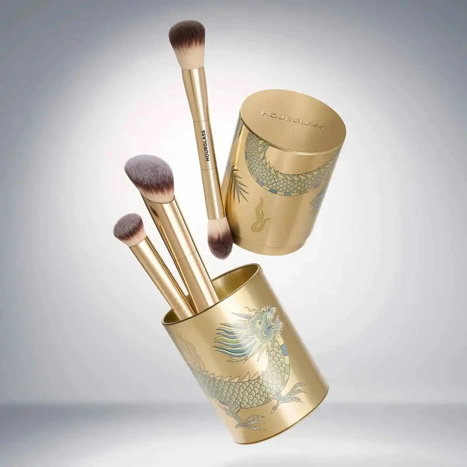 Hourglass Makeup Brush - 3piece Foundation Brush Loose Powder Brush Concealer Brush Brush Cartridge 250818