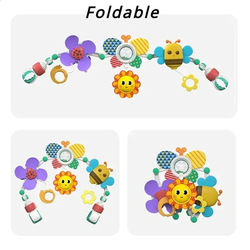 Baby Stroller Arch Toy Bouncer Toy Pram Activity Arch Toys Fine Motor Skills Toys Sensory Development Arch Baby Car Seat Toys250823