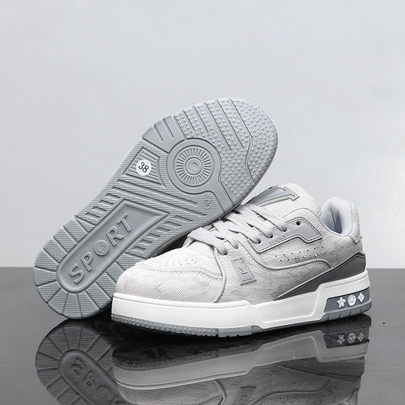 Designer Shoes New casual shoes Summer Breathable canvas board shoes Men's shoes Trendy and versatile couple thick-soled sports casual shoes free