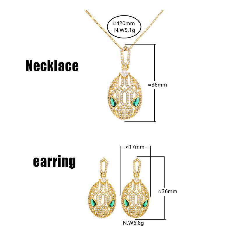 Necklaces Chain Women Christmas Gifts Luxury Jewelry Sets Letter Earrings Necklace Ear Stud 18K Gold Plated Pearl Diamond Geometric Pendants