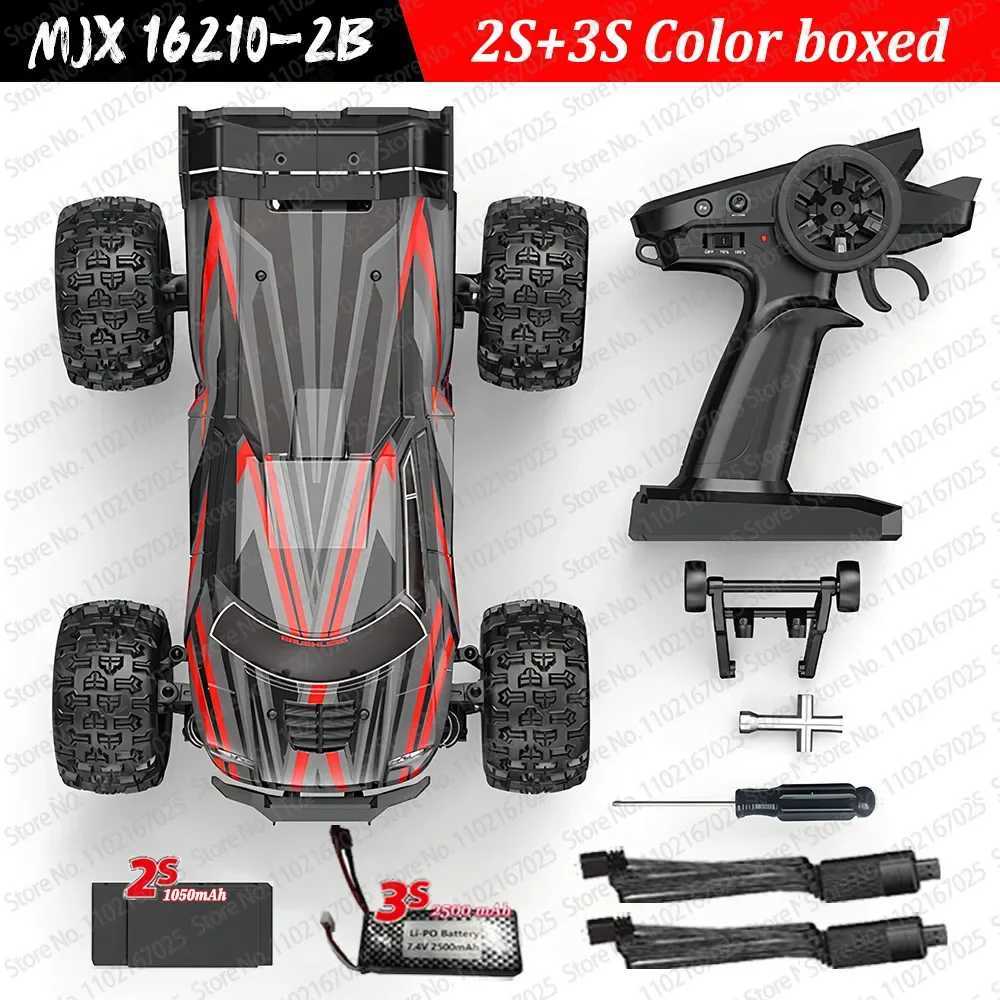 New MJX Hyper Go 16208 3S 1/16 Brushless RC Car Hobby 2.4g Remote Control Pickup Truck Model 4wd High-speed Off-road Boy Gift L250822