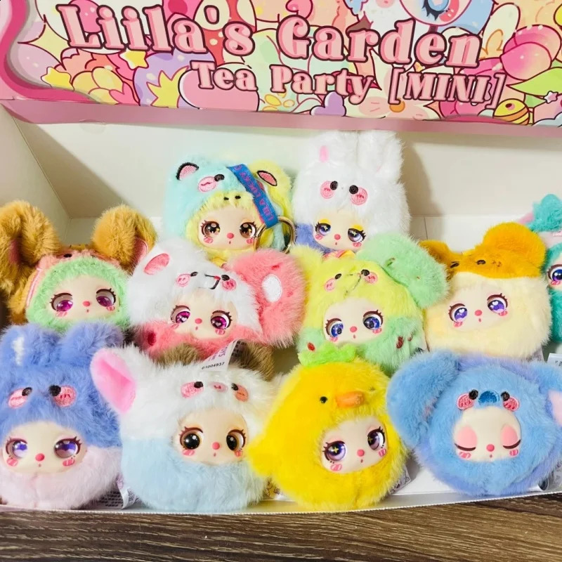 Liilas Garden Tea Party Mini Plush Blind Box Beautiful Trendy Play Child 3Year Old Cute Doll Pendant Summer 250822
