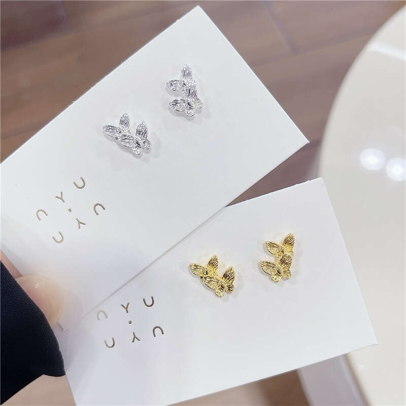 High Quality Crystal Earring Birthday Wedding Jewelry Party Gift Pearl Earrings Letter Earrings Ear Stud Women Gold Plated Studs