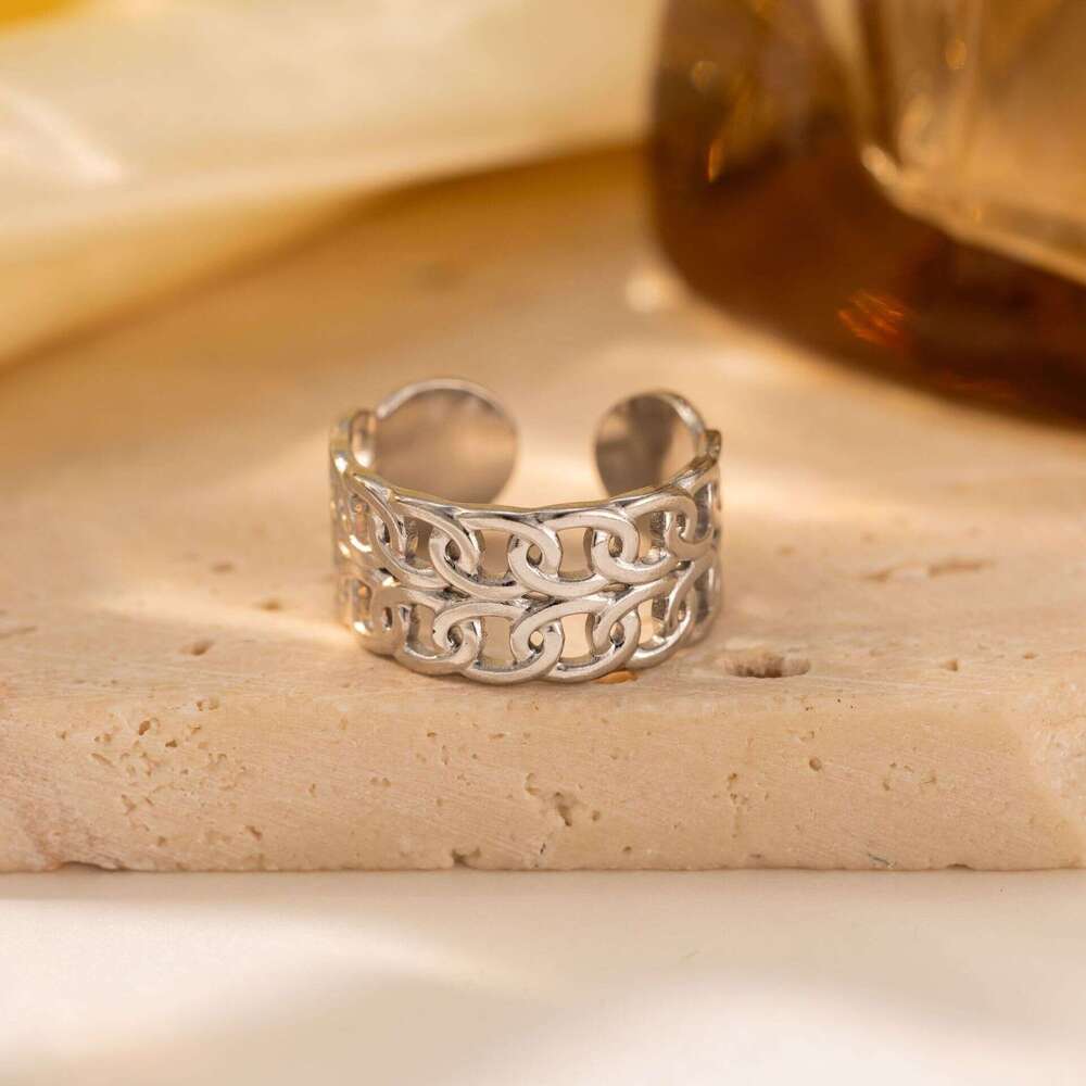 Ring High Quality Luxury For Rings Double T Cluster Rings Women Letter Designer Jewelry Valentines Day Gift Wedding Rings love ring