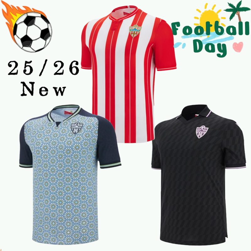 2025 2026 U.D. Almeria Soccer Jerseys SADIQ DYEGO SOUSA Away 25 26 Football Shirt Kit SAMU Maillots De Foot AKIEME JUAN VILLAR men kids collection