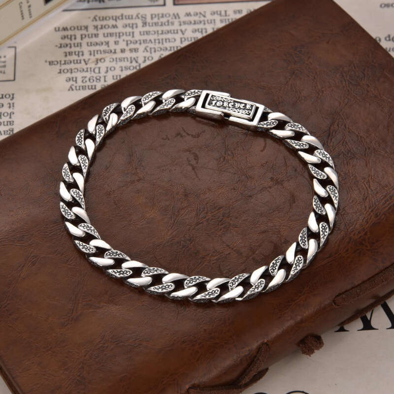 High Quality Chrome Charm bracelet Ch Jewelry Silver Punk Bracelet Vintage Craftsmanship Silver Gold Bracelet Holiday Gift