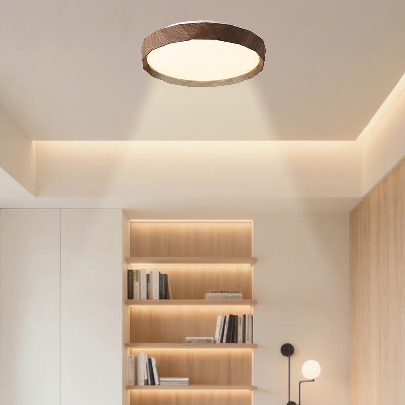 12 inches Sleek Modern Flush Mount Ceiling Light - Brightness & Color Temperature Adjustment for Bedrooms