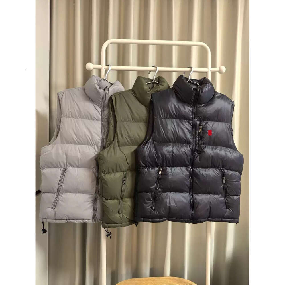 Ralf Gilet Laurents Polo Jacket Mens Body Warmer Men Designer Horse Embroidery Zipper Veste Sans Manche Polo Puffer Vest Designer Mens Gilet Men Vest 3E5