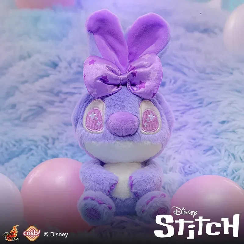Disney 100% Genuine Hot Toys Candy Stitch COSBI Plush Blind Box Kawaii Keychain Collection Ornament Cute Doll Hanging Gift Toy New W250823