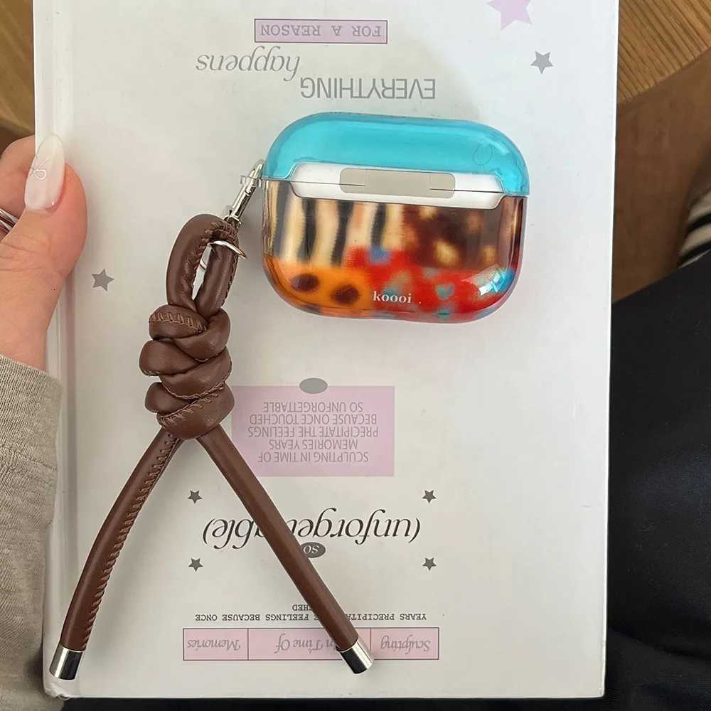 Gloss Color Irregular Leopard Pattern Soft TPU Headphone Cover Coque for wireless headset 4 New Earphone Case for wireless headset 1 2 3 Pro 2 X250822