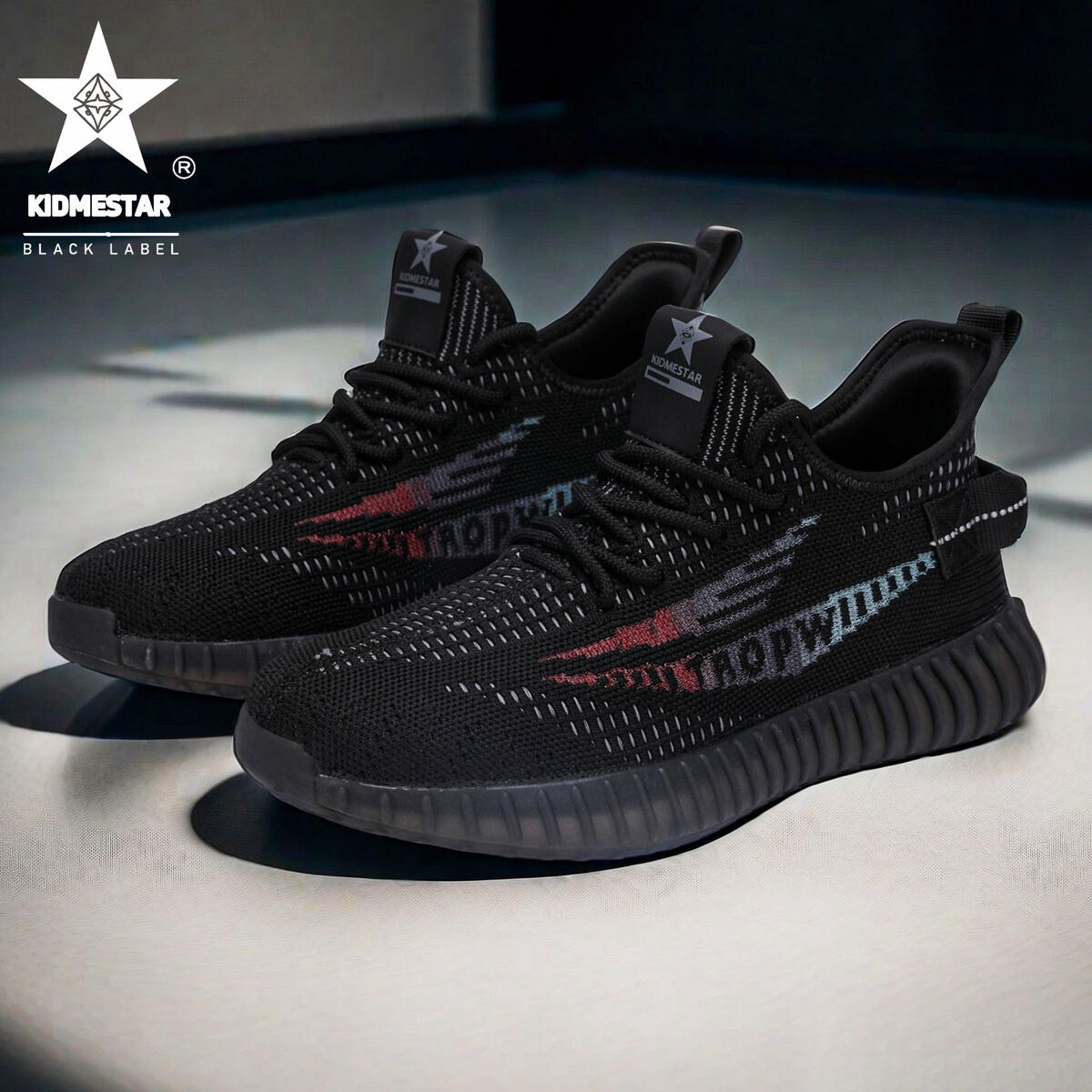 KIDMESTAR Comfortable Thick-soled Casual Men's Running Shoes 2025 New Designer Shoes For Men, Lightweight Outdoor Fashion Breathable Mesh Trainin