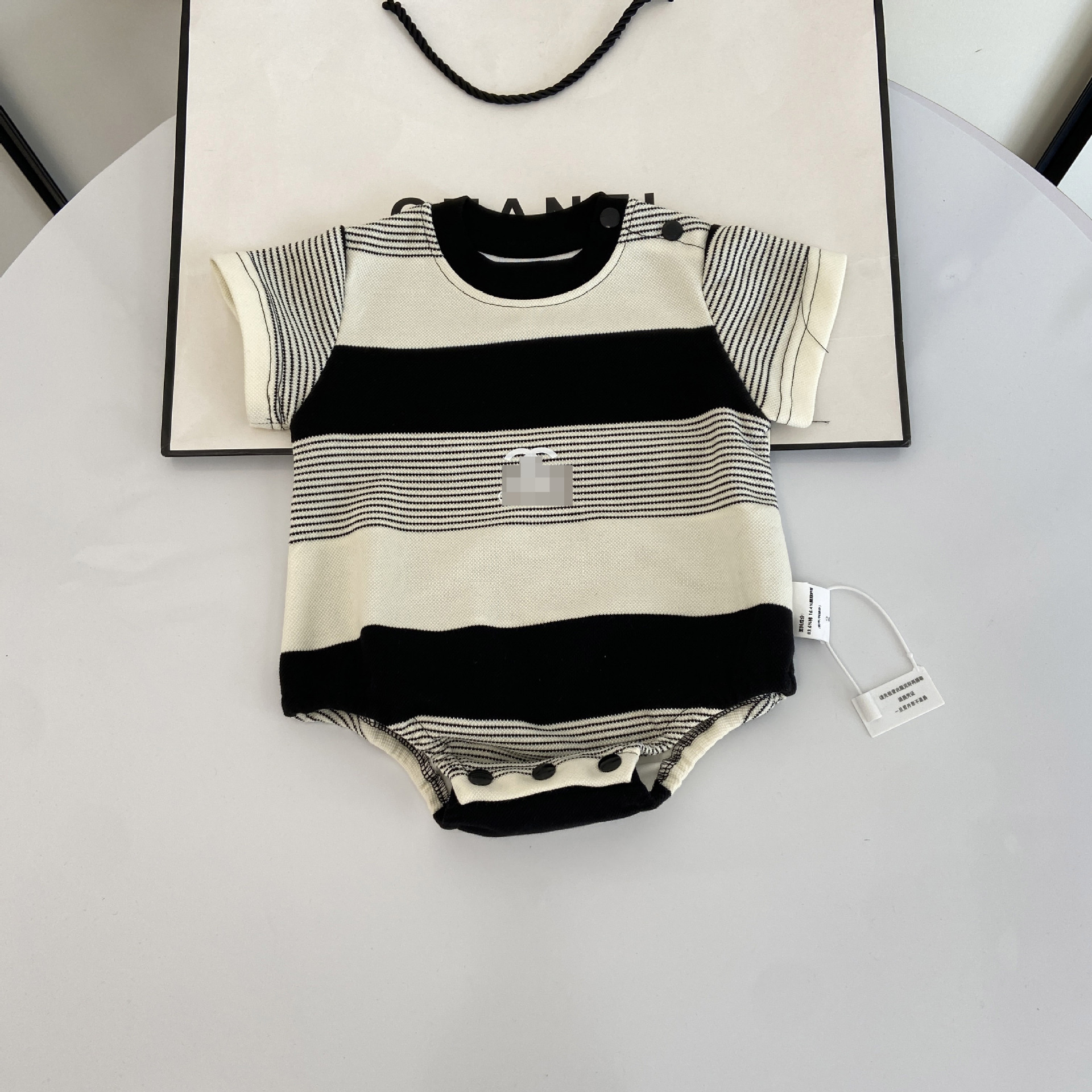 2025 Summer New Baby Designer Romper One Year Old Outing Dress, Western Style Climbing Dress, Men's Baby Thin Short Sleeve Hanfu