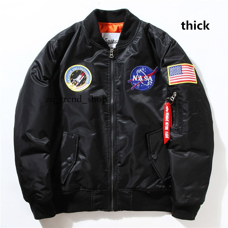 New Fall-Flight Pilot Jacket Coat Bomber Ma1 Men Bomber Jackets Nasa Embroidery Baseball Coats with Zipper pants jacket hoodie tshirt pants jacket couple's model 39