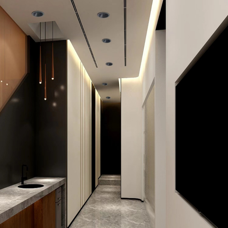 Ultra-thin anti-glare spotlights, embedded led hole lights, low-profile home living room wall-washing lights, new special offer, adjustable dimming 37