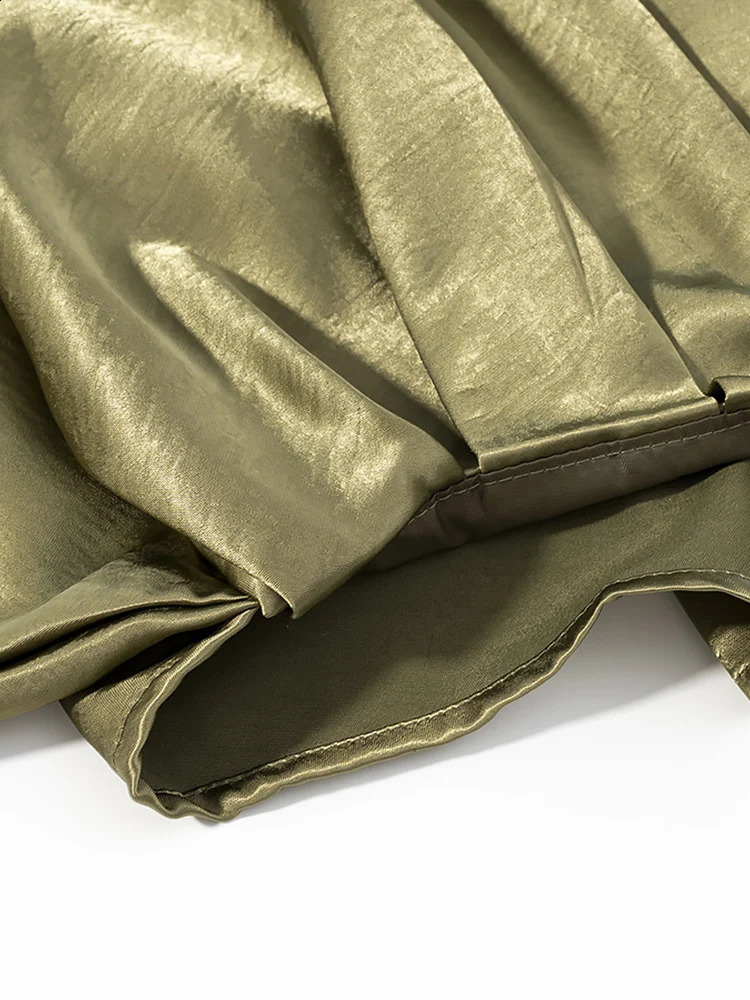 TRAF European and American style summer fashion trend solid color womens clothing series puff sleeve pilot jacket 250822