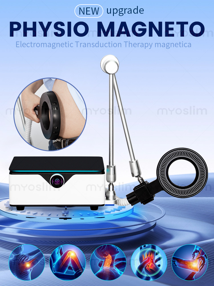 Portable Professional PEMF/EMTT Magnetotherapy Machine for Home Use Relief Sports Injuries Muscle Pain Physiotherapy Device