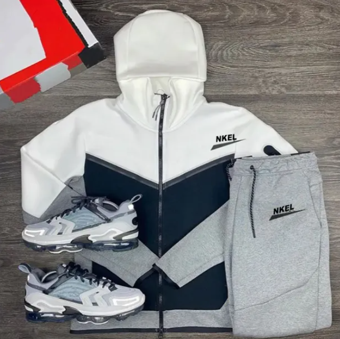 Men's Women's Matching Spring-Summer Couple's Sporty Casual Breathable Comfortable High-Quality Sportswear Set Sporty casual fashion ensemble