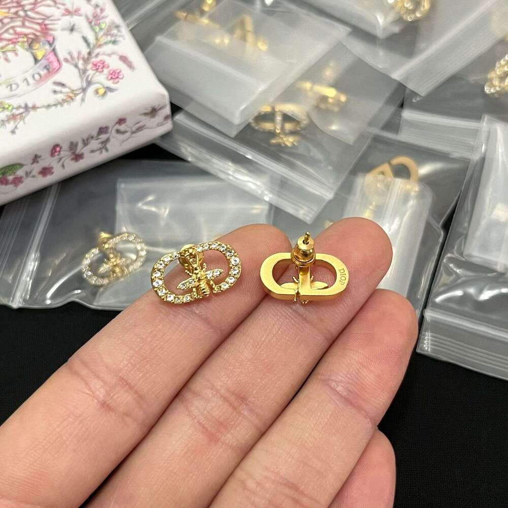 moissanite earrings Top Quality Stud Fashion stud earrings woman Luxury earring multi colors jewelry women 18k diamond Wedding Gifts luxury jewelry