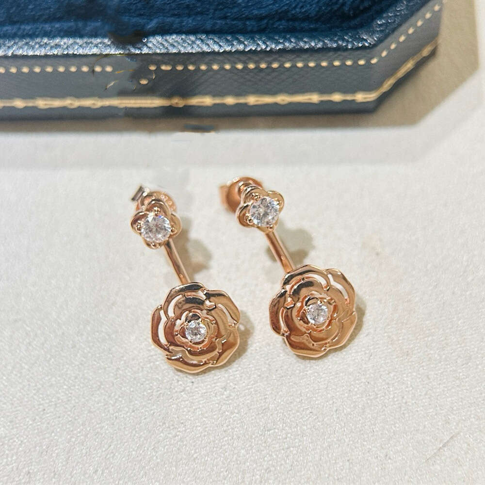 18K Gold Earrings Luxury Letter Earrings S925 Silver Plated Ear Stud Hoop Earring For Women Men Party Fashion Jewelry Gift