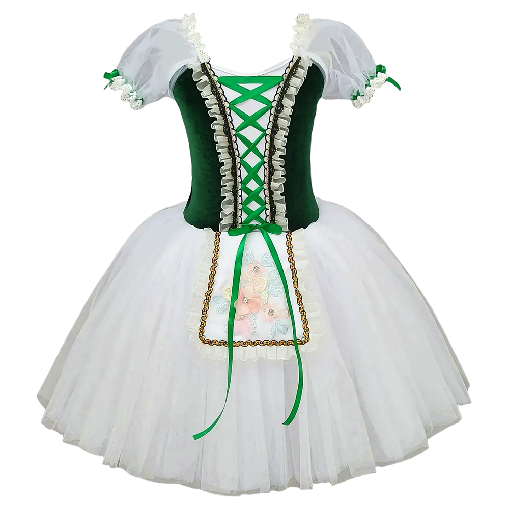 Children's ballet skirt girls' dance skirt Giselle ballet skirt school dance program practice costume stage collective performance costume