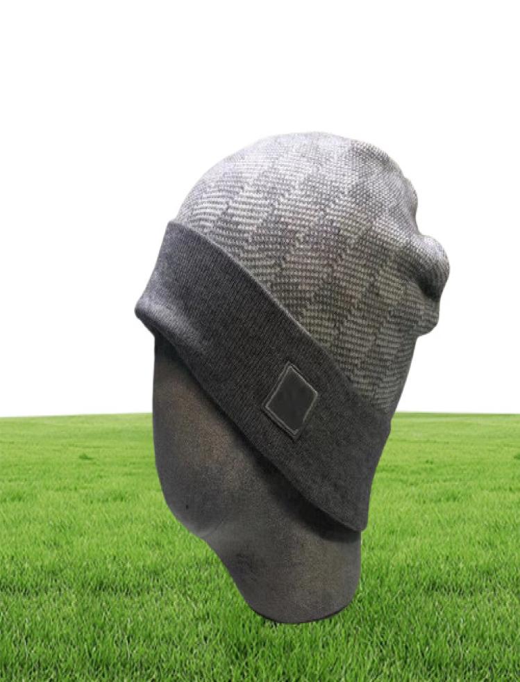 Luxury Knitted Hat Designer Beanie Cap Mens Fitted Hats Unisex For Cashmere Plaid Letters Print Casual Skull Caps Outdoor Fashion 1560526