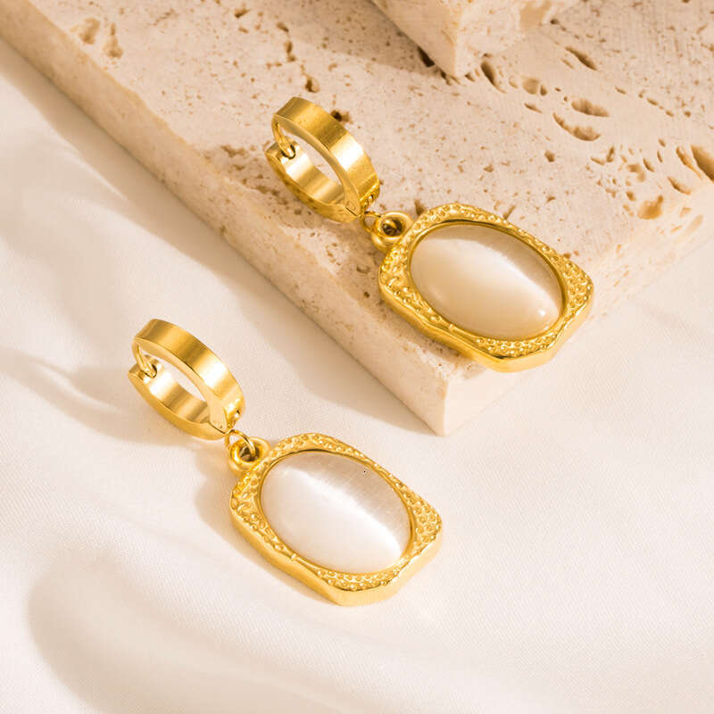 earrings Stainless Steel high mirror stud Earring 18k Gold studs Earrings Women men Wedding Party love Jewelry never fade