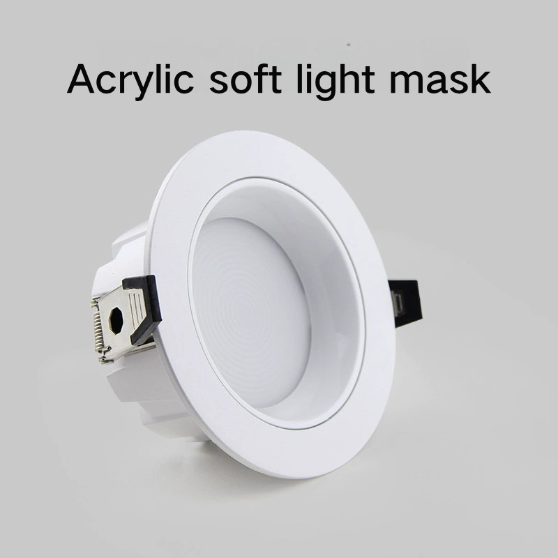 Longqing Full Metal Ultra-Thin Downlight | Recessed Modern Minimalist Ceiling Light for Home Use | Deep Anti-Glare High CRI Eye-Protecting LED Spotlig