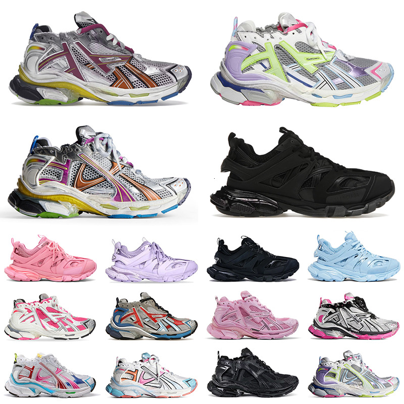 Brand Sneakers Track Runners 7.0 7.5 3.0 Designer Platform All Black white Multicolor Pink Blue Grey Ancien Daddy men women trainers Tennis Shoes X250207 24 dc