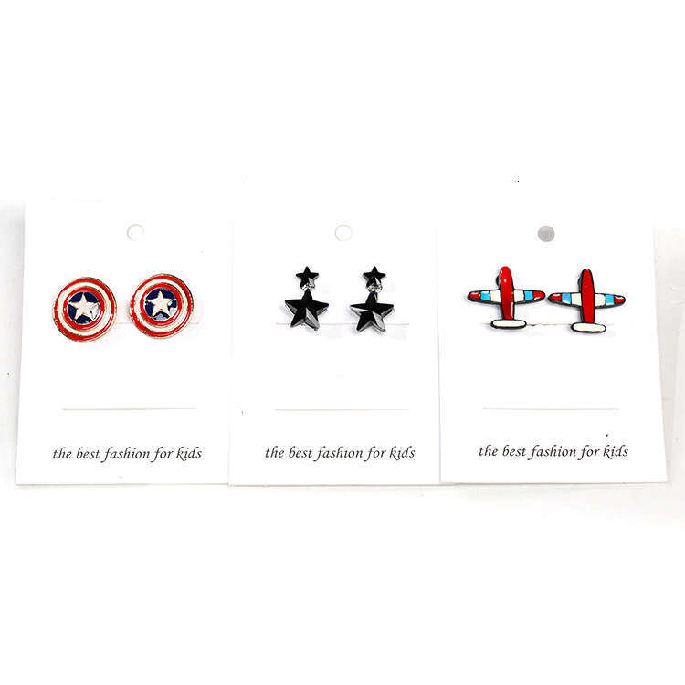 Cherry butterfly Star cartoon earrings Party love Jewelry Wholesale high small heart letter stud Earring Gold Silver studs Earrings Woman Girl Wedding