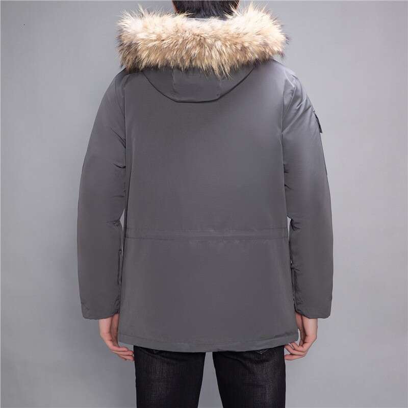 goosemen designer Parkas unisex Cotton Coats Outdoor Canadian Windproof Thick Warm Pocket Zipper Fluff Velcro Canadaly goosejackets mens Down Jacket 5