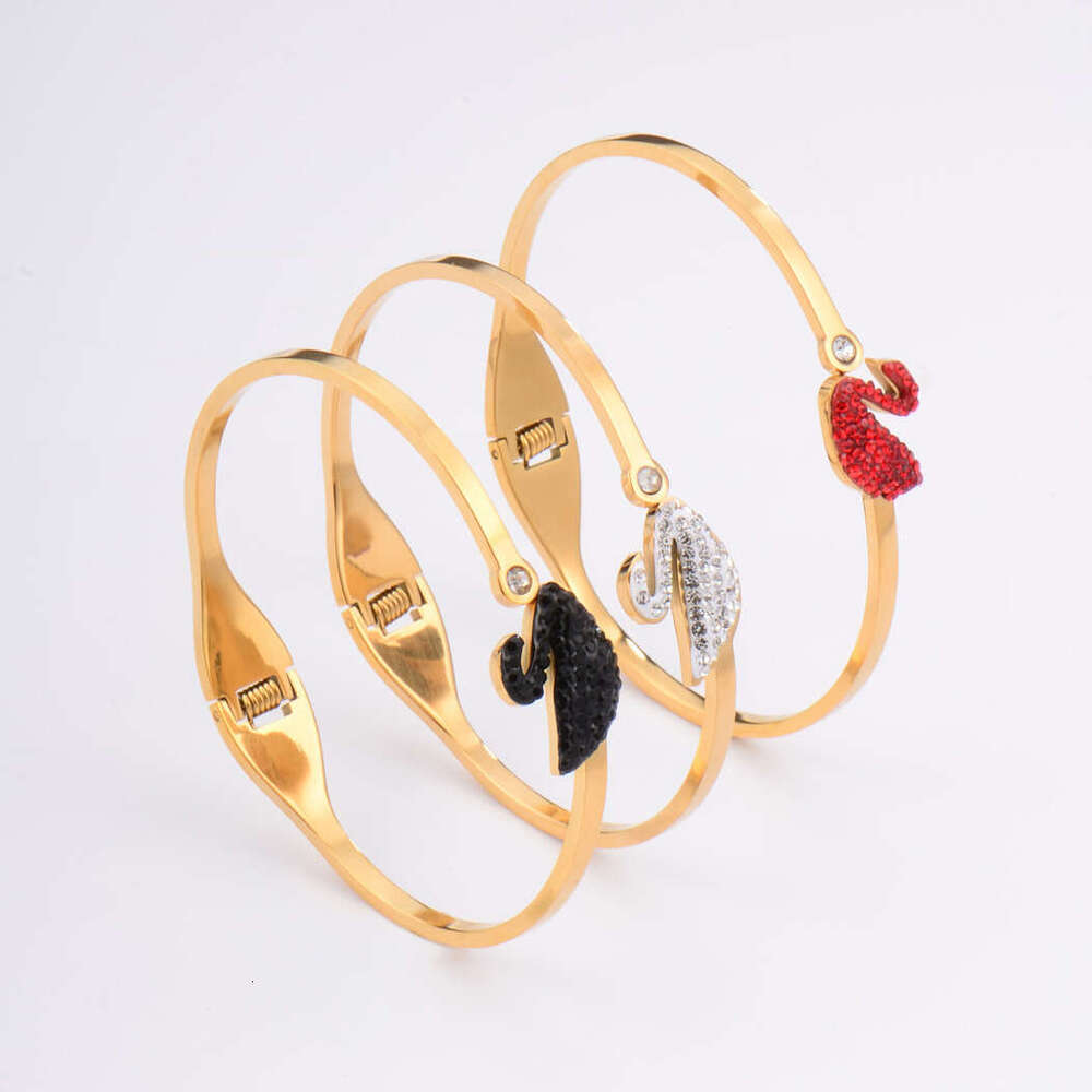 Luxury Jewelrys Bracelet Fashion Trendy Bangle Gold Plated Titanium Steel Diamond for Women Men Nail Bracelets Silver Classic Jewelry