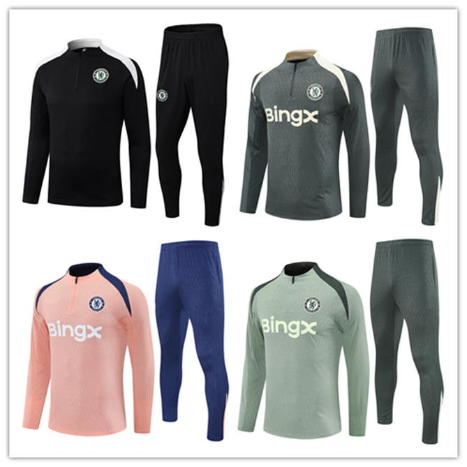 2025 2026 Chelseaes tracksuit ZIYECH cfc Training suit soccer tracksuits 25 26 JORGINHO Half Zip cfc tracksuit football set survetement