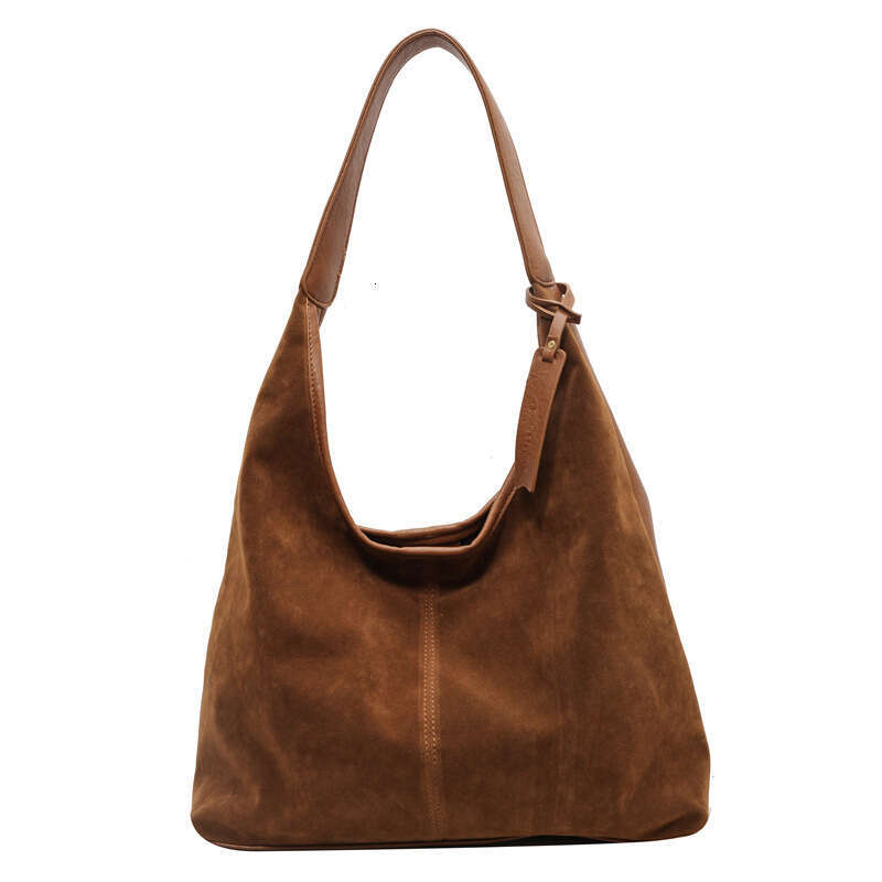 Designer Bag Luxury Bag Suede Patchwork PU Women's Shoulder Bag 2025 Trend Hobo Large Capacity Commuter Simple Lightweight Shoulder